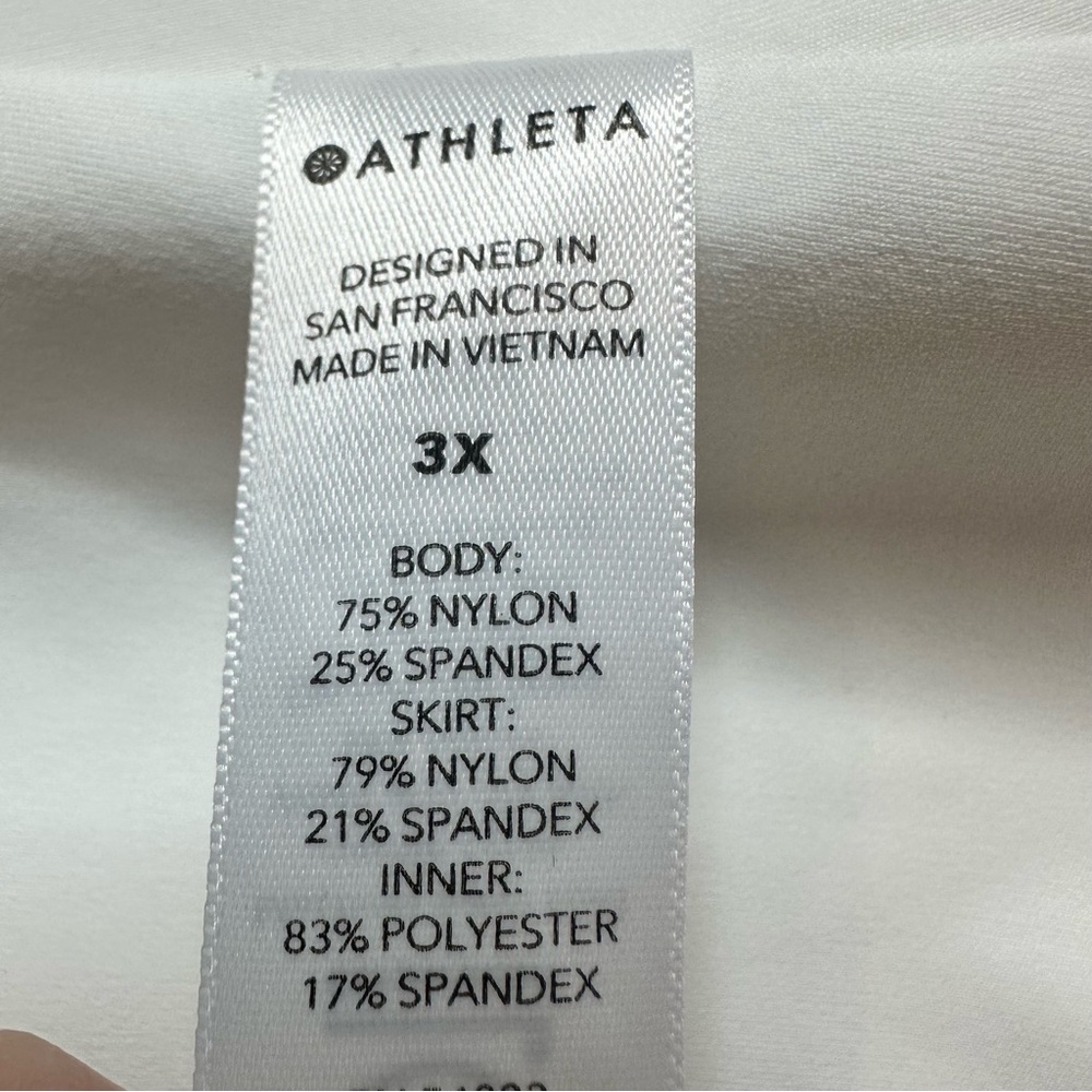 Athleta A-Game 14" White Skort Size 3X - Picture 16 of 16
